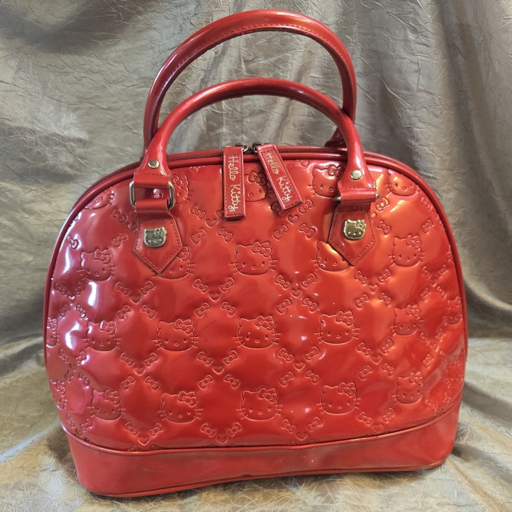Red Embossed HELLO KITTY Handbag - Picture 14 of 15